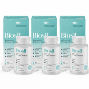 Biosil Collagen Generator Hair Skin & Nails Supplement Pack of 3